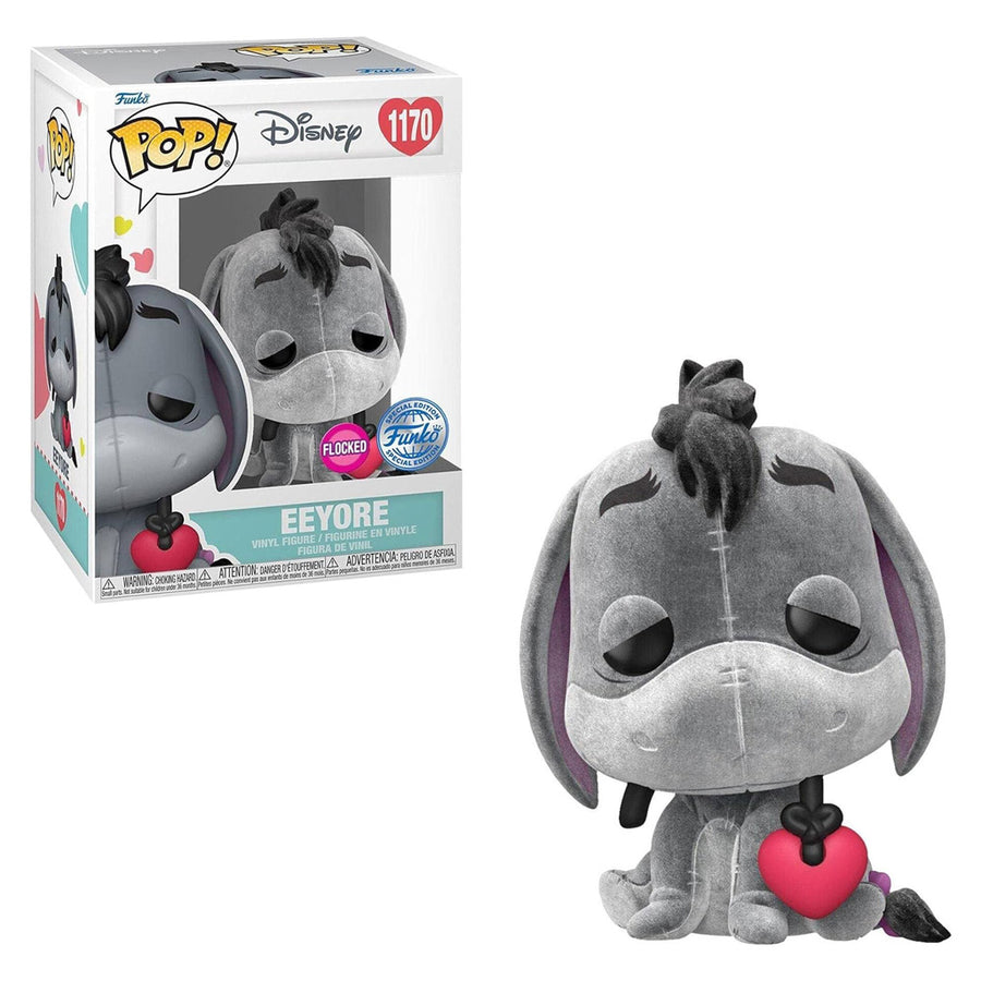 FUNKO POP DISNEY WINNIE THE POOH EXCLUSIVE - EEYORE 1170 (FLOCKED) BRINDE