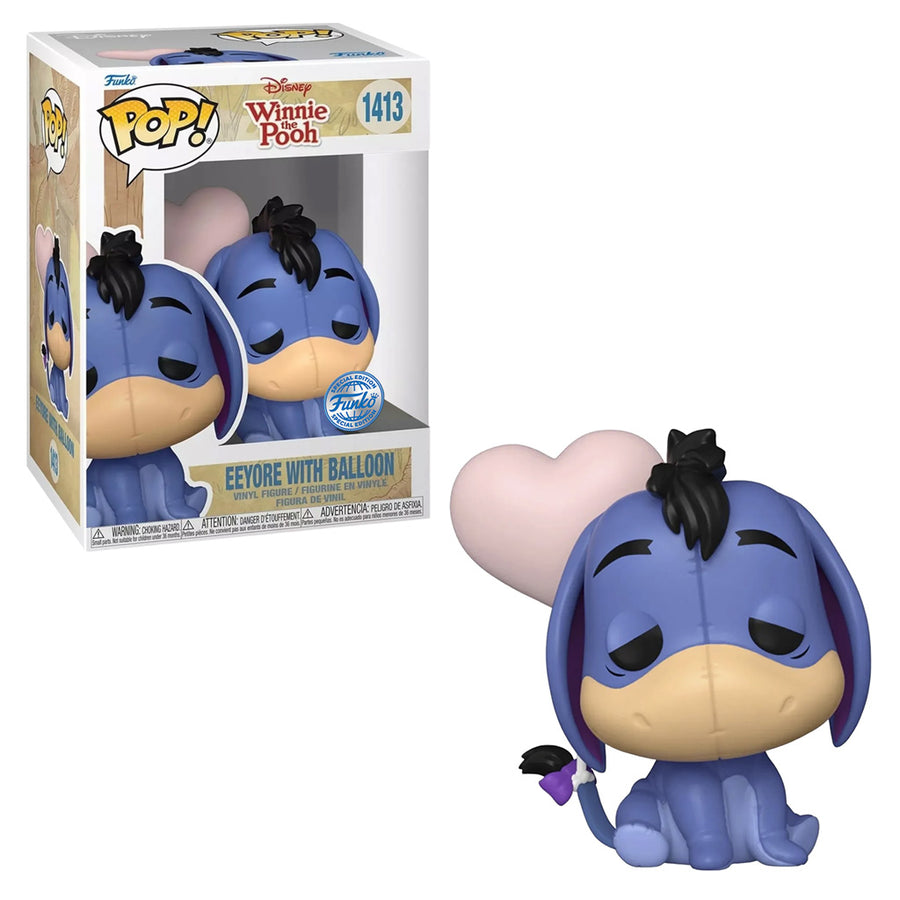 FUNKO POP DISNEY WINNIE THE POOH EXCLUSIVE - EEYORE WITH BALLON 1413 BRINDE