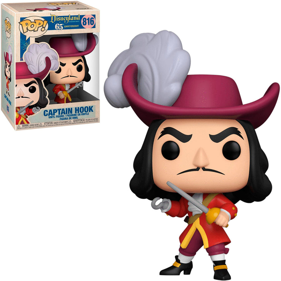 FUNKO POP DISNEY DISNEYLAND RESORT - CAPTAIN HOOK 816 BRINDE