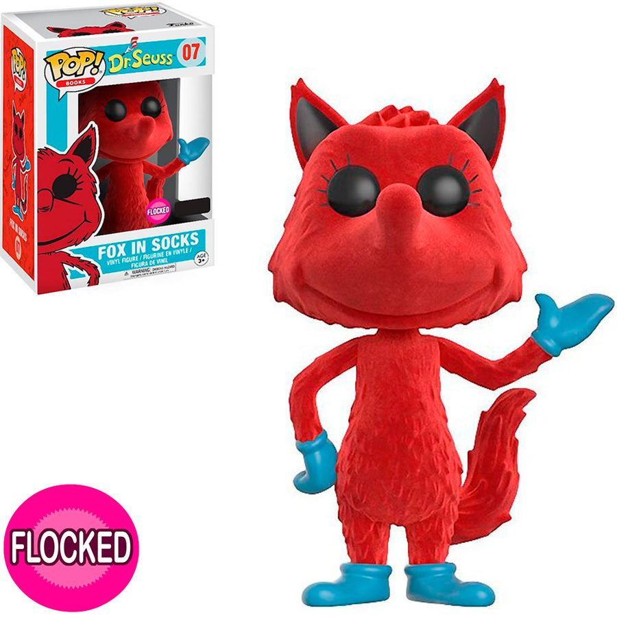 FUNKO POP DR. SEUSS EXCLUSIVE - FOX IN SOCKS (FLOCKED) 07