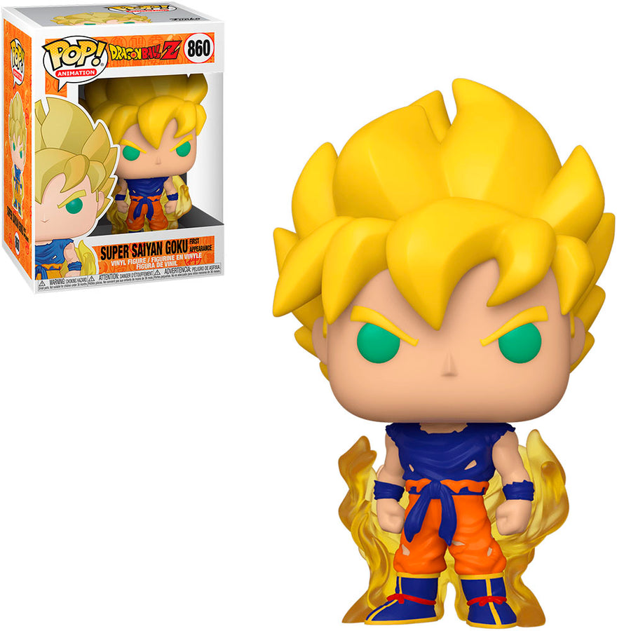 FUNKO POP DRAGON BALL Z - SUPER SAIYAN GOKU FIRST APPEARANCE 860 BRINDE