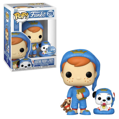 FUNKO POP EXCLUSIVE BEDTIME FREDDY & PROTO 219