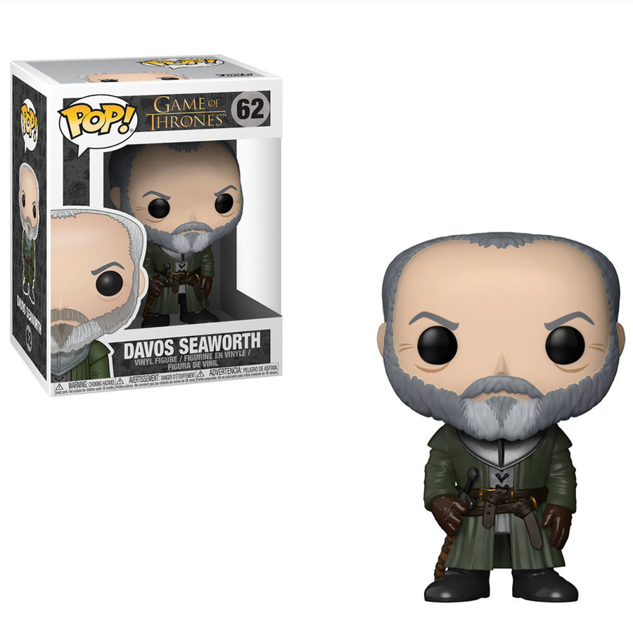 FUNKO POP GAME OF THRONES DAVOS SEAWORTH 62 BRINDE