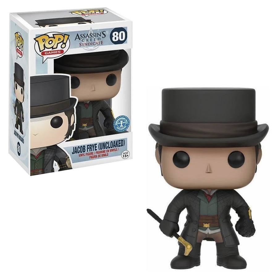 FUNKO POP GAMES ASSASINS CREED SYNDICATE EXCLUSIVE - JACOB FRYE (UNCLOAKED) 80 BRINDE