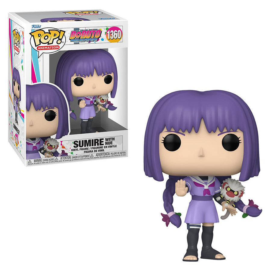 FUNKO POP ANIMATION BORUTO: NARUTO NEXT GENERATIONS - SUMIRE WITH NUE 1360 BRINDE