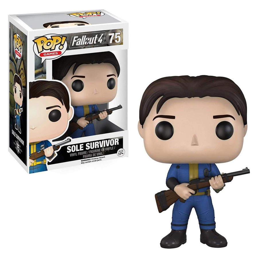 FUNKO POP GAMES FALLOUT 4 - SOLE SURVIVOR 75 BRINDE