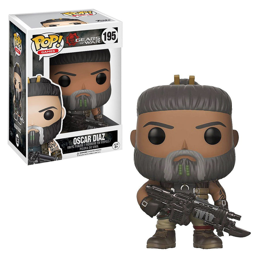 FUNKO POP GAMES GEARS OF WAR - OSCAR DIAZ 195 BRINDE