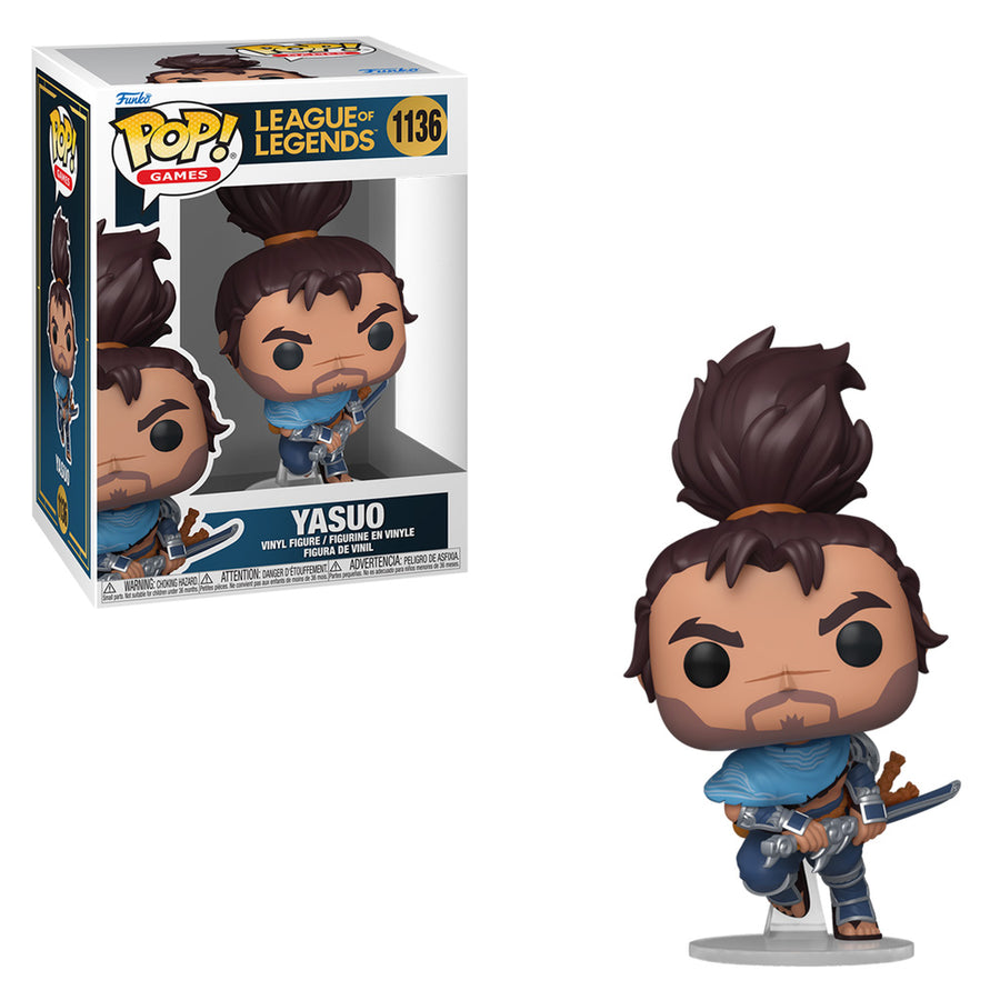 FUNKO POP GAMES LEAGUE OF LEGENDS - YASUO 1136 BRINDE