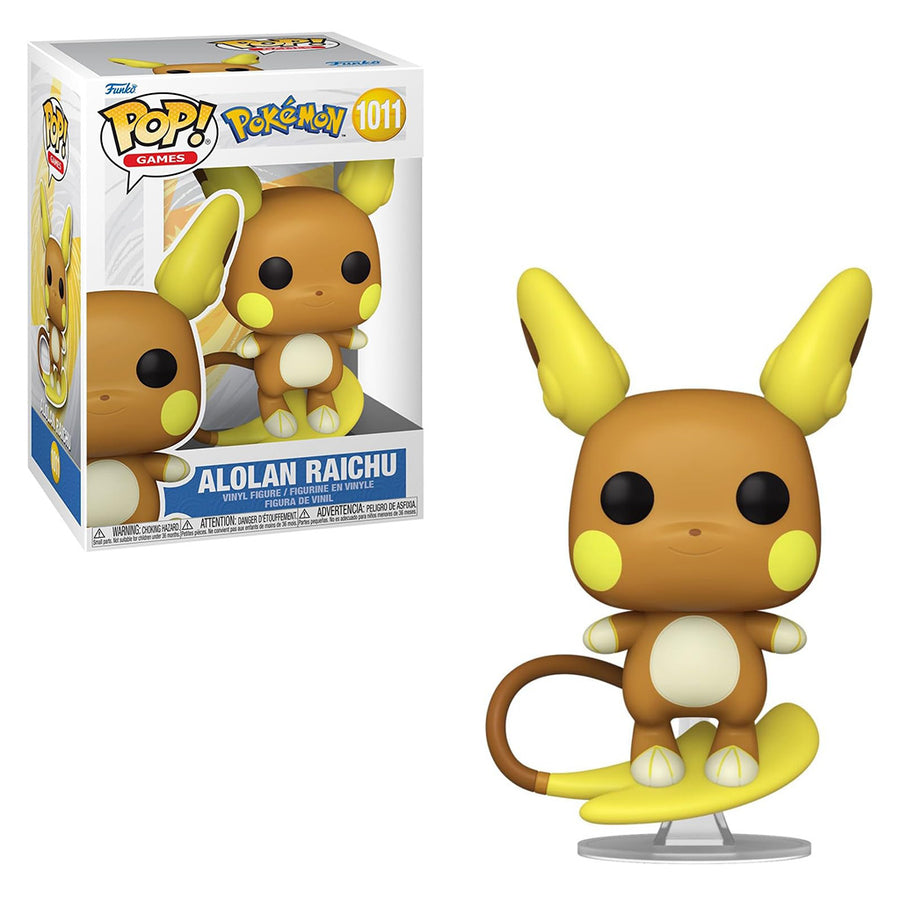 FUNKO POP GAMES POKÉMON - ALOLAN RAICHU 1011 BRINDE