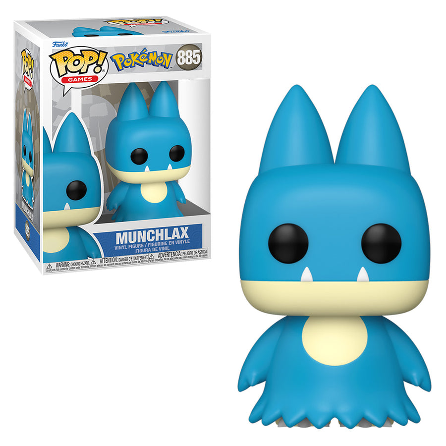 FUNKO POP GAMES POKÉMON S7 - MUNCHLAX 885 BRINDE