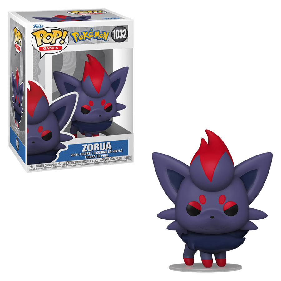 FUNKO POP GAMES POKEMON S7 - ZORUA 1032 BRINDE