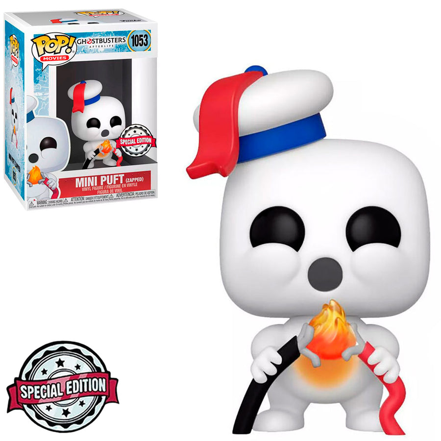 FUNKO POP GHOSTBUSTERS AFTERLIFE EXCLUSIVE - MINI PUFT W/ZAPPED 1053 BRINDE
