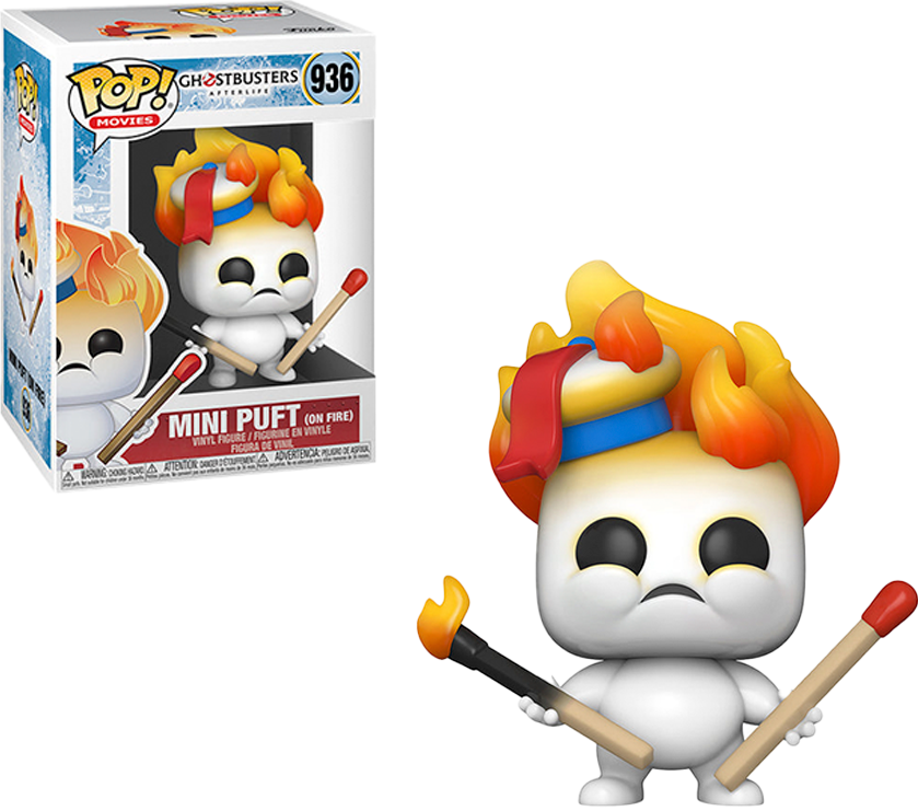 FUNKO POP GHOSTBUSTERS AFTERLIFE - MINI PUFT ON FIRE 936 BRINDE