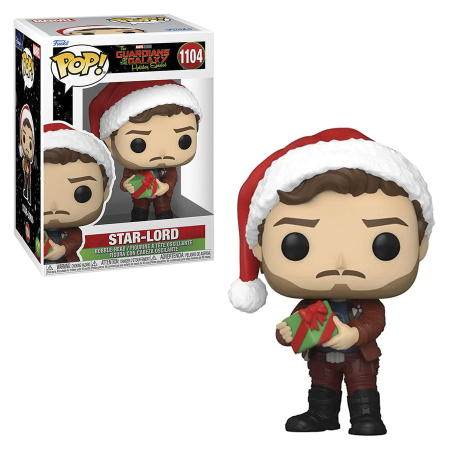 FUNKO POP GUARDIANS GALAXY HOLIDAY - STAR-LORD 1104 BRINDE
