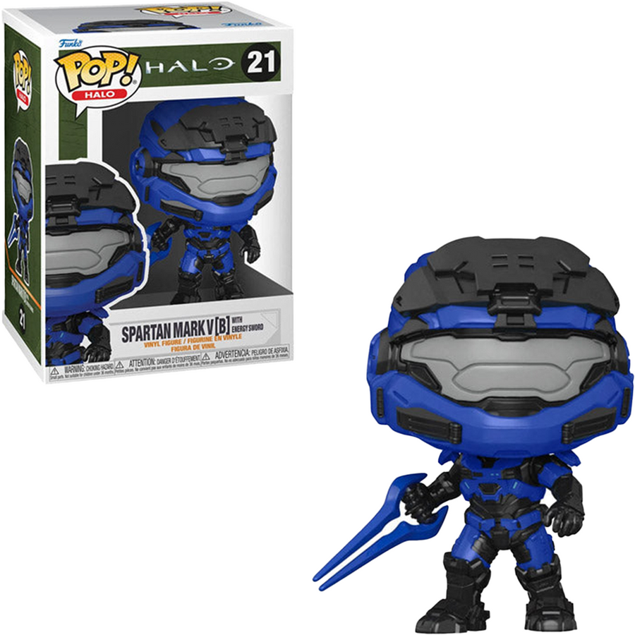 FUNKO POP HALO - SPARTAN MARK V[B] WITH ENERGY SWORD 21 BRINDE