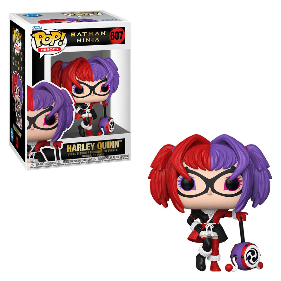 FUNKO POP HEROES BATMAN NINJA - HARLEY QUIN 607 BRINDE