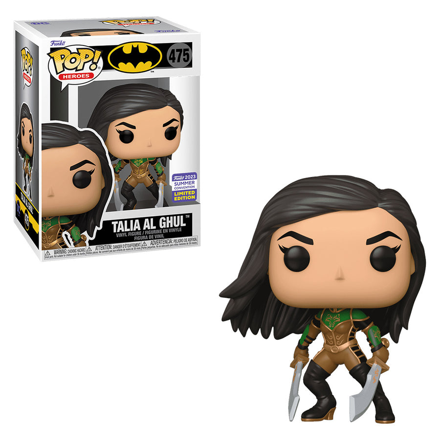 FUNKO POP HEROES BATMAN SAN DIEGO COMIC CON 2023 - TALIA AL GHUL 475 BRINDE
