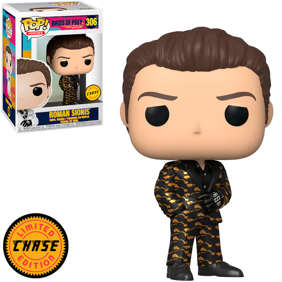FUNKO POP HEROES BIRDS OF PREY CHASE - ROMAN SIONIS 306 BRINDE