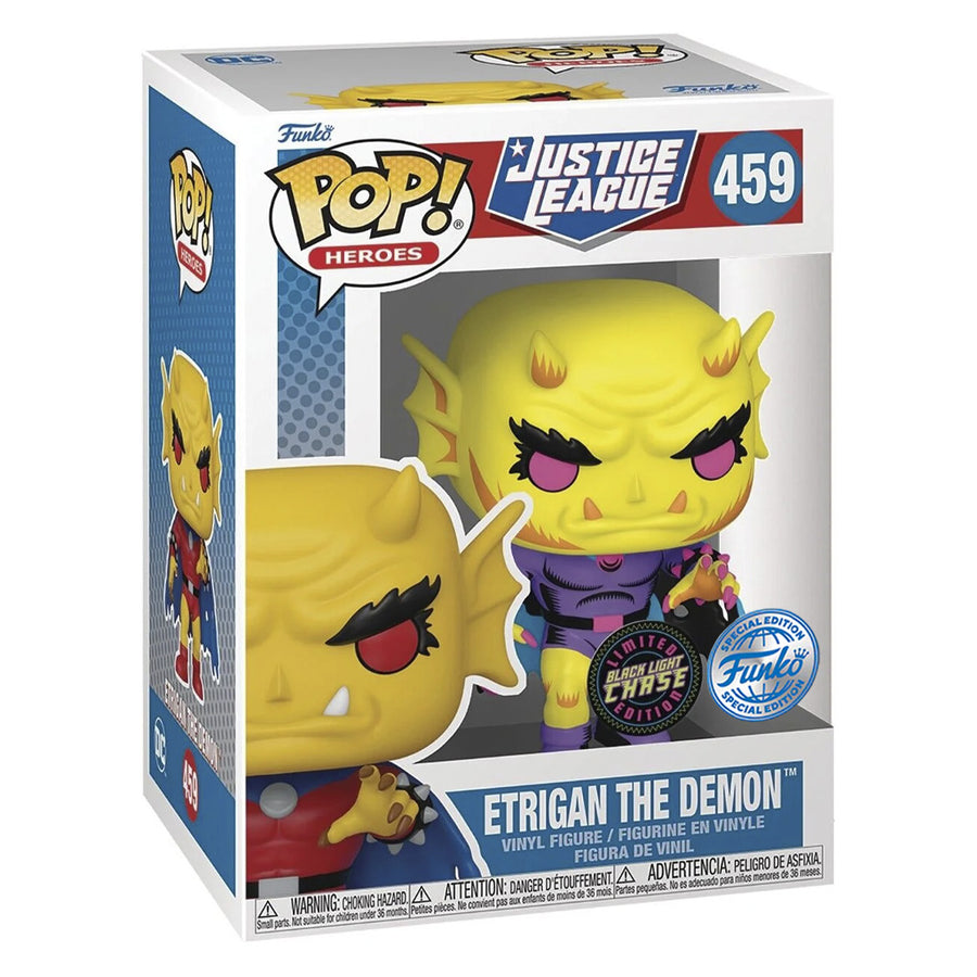 FUNKO POP HEROES CHASE JUSTICE LEAGUE - ETRIGAN THE DEMON 459