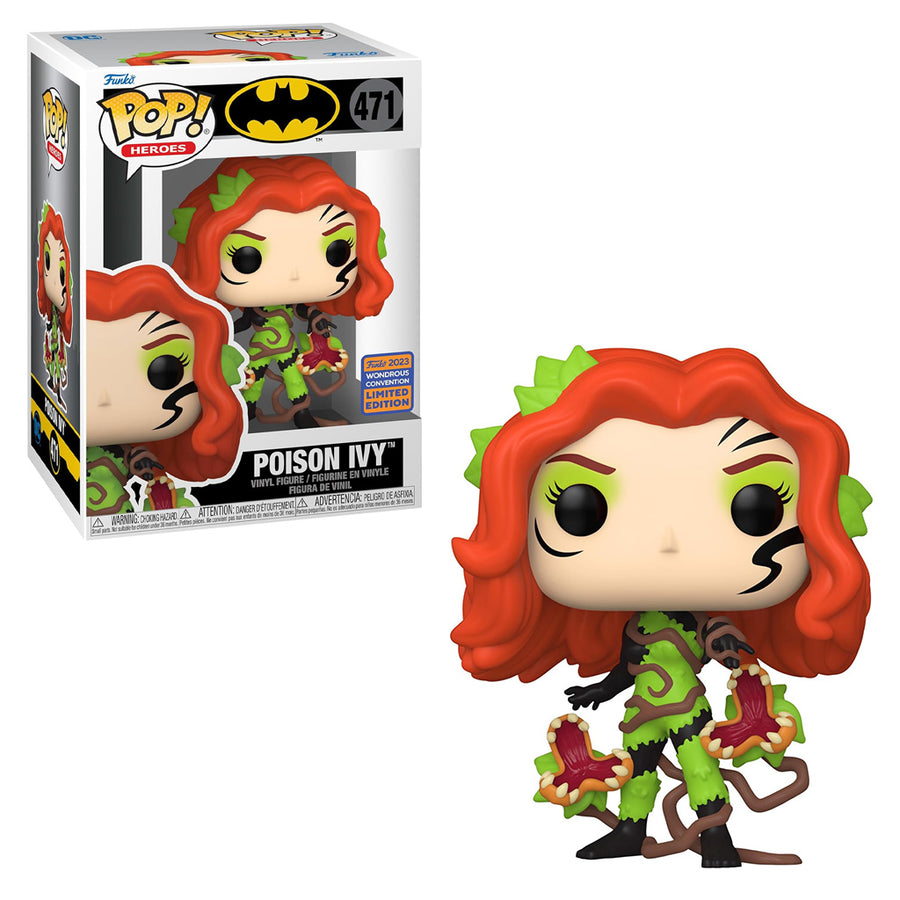 FUNKO POP HEROES DC BATMAN WONDROUS CONVENTION 2023 - POISON IVY 471 BRINDE