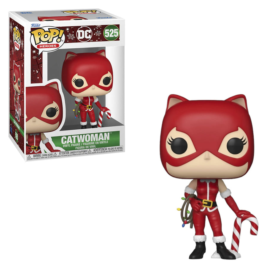 FUNKO POP HEROES DC HOLIDAY - CATWOMAN 525 BRINDE