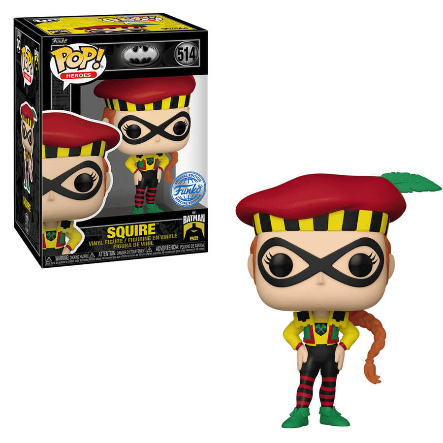 FUNKO POP HEROES DC COMICS BATMAN 85TH ANNIVERSARY EXCLUSIVE - SQUIRE 514 BRINDE