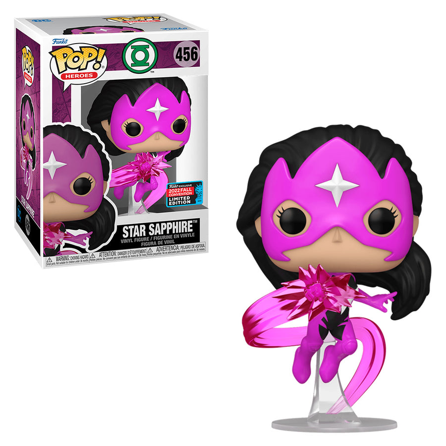 FUNKO POP HEROES DC GREEN LANTERN NY FALL CONVENTION 2022 - STAR SAPPHIRE 456