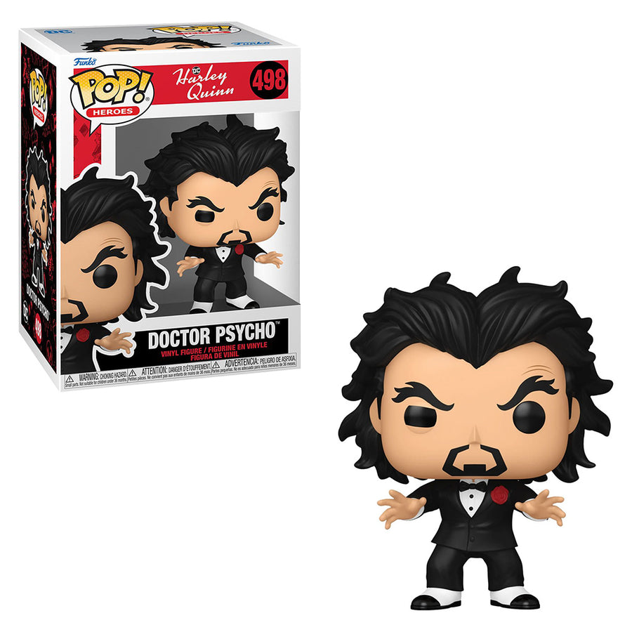 FUNKO POP HEROES DC HARLEY QUINN - DOCTOR PYSCHO 498 BRINDE