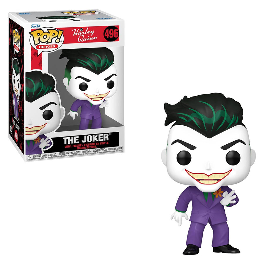 FUNKO POP HEROES DC HARLEY QUINN - THE JOKER 496 BRINDE