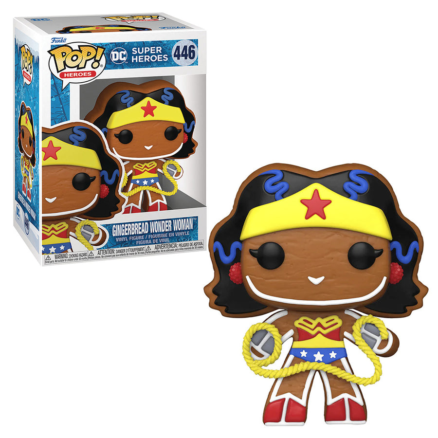 FUNKO POP HEROES DC HOLIDAY - WONDER WOAMAN 446 BRINDE