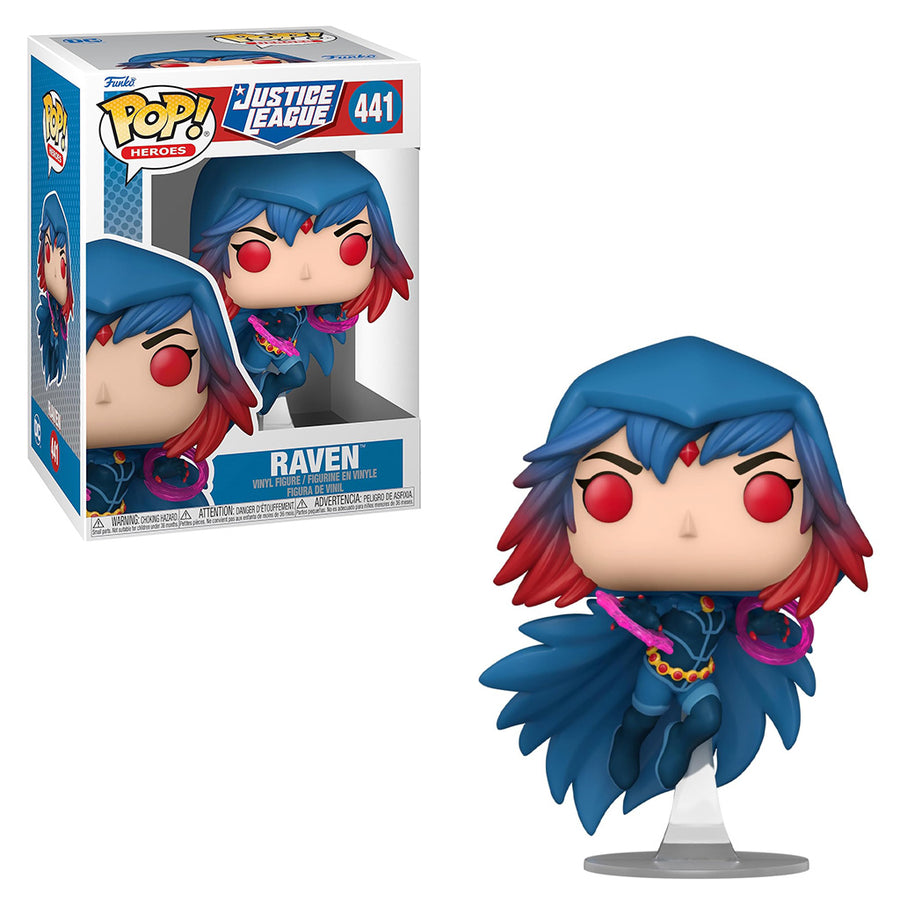 FUNKO POP HEROES DC JUSTICE LEAGUE - RAVEN 441 BRINDE
