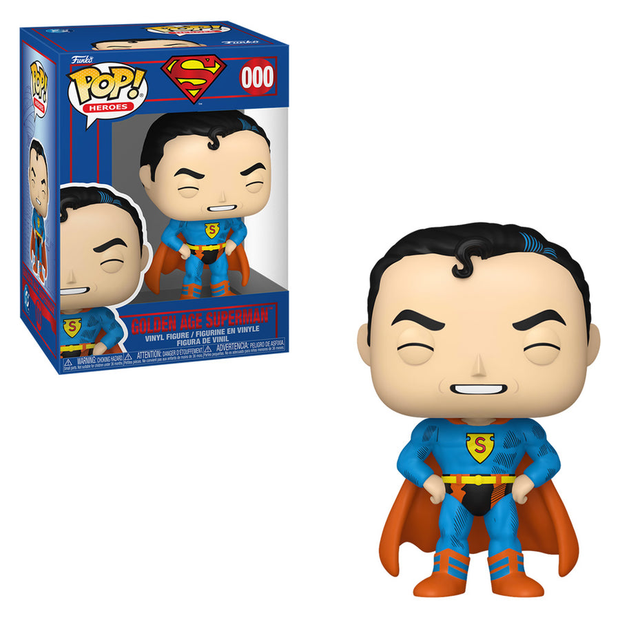 FUNKO POP HEROES DC SUPERMAN - GOLDEN AGE SUPERMAN 000
