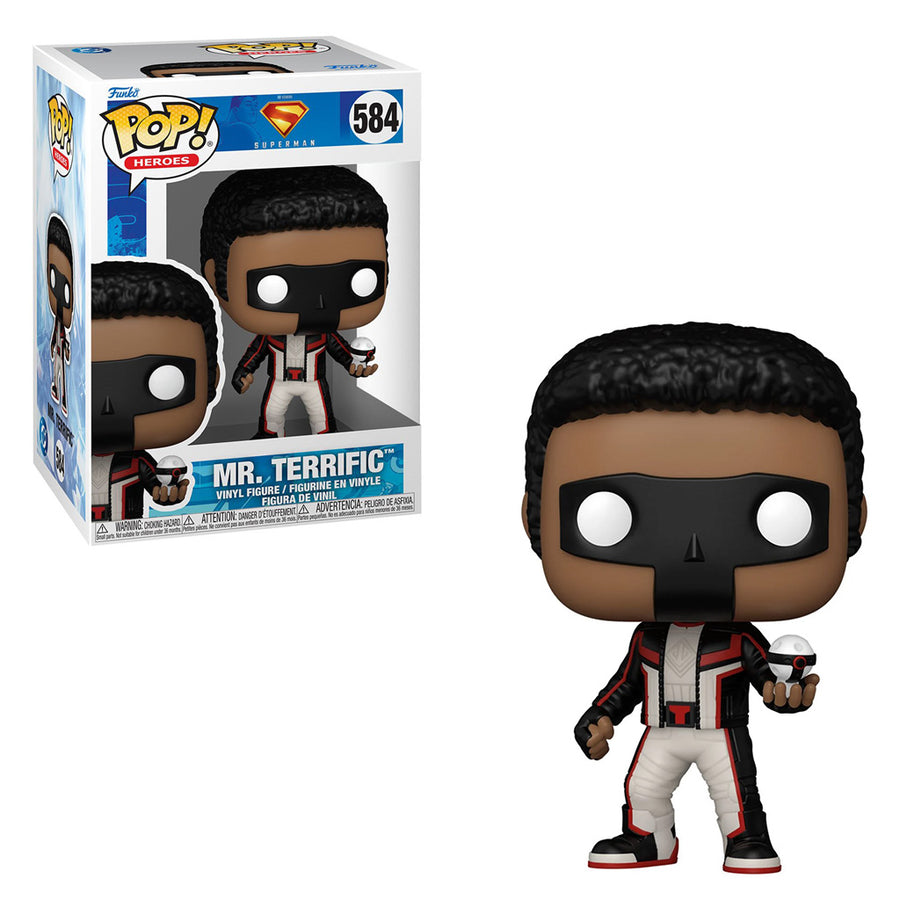 FUNKO POP HEROES DC SUPERMAN - MR. TERRIFIC 584 BRINDE