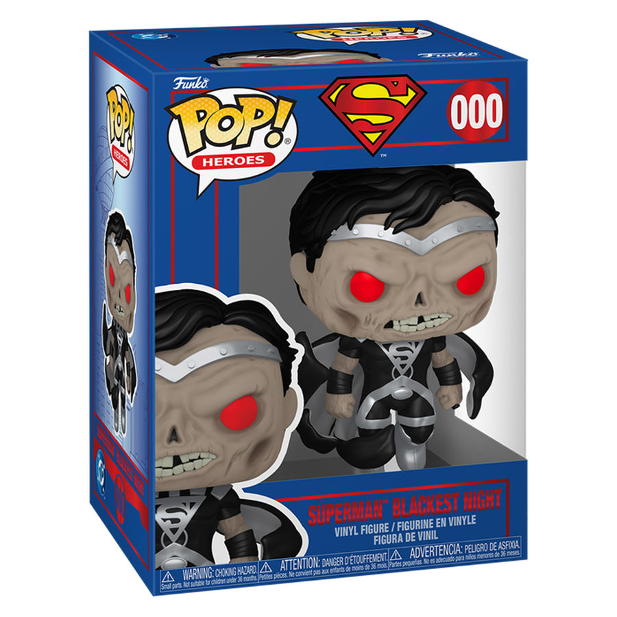 FUNKO POP HEROES DC SUPERMAN - SUPERMAN BLACKEST NIGHT 000