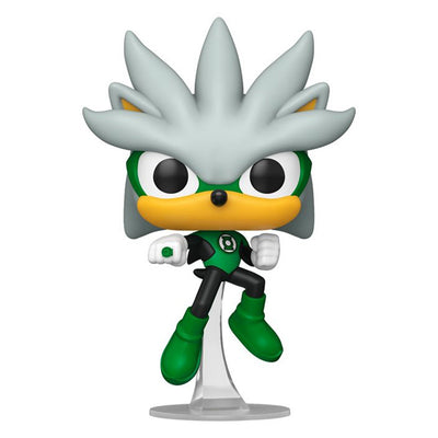 FUNKO POP HEROES DC X SONIC THE HEDGEHOG EXCLUSIVE - SILVER AS THE GREEN LANTERN 592