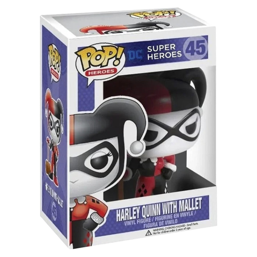 FUNKO POP HEROES HARLEY QUINN - WITH MALLET 45