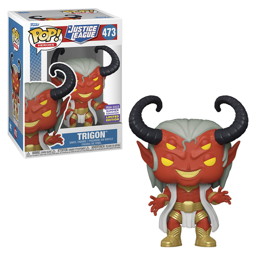 FUNKO POP HEROES JUSTICE LEAGUE SAN DIEGO COMIC CON - TRIGON 473