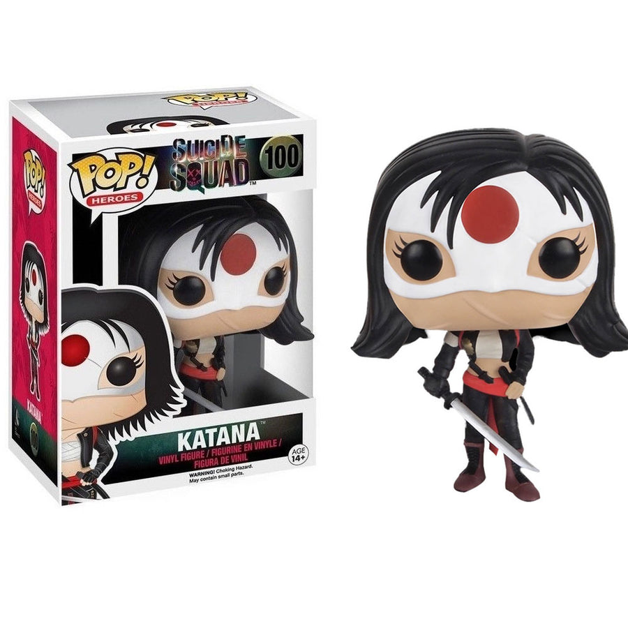 FUNKO POP HEROES SUICEDE - KATANA 100 BRINDE