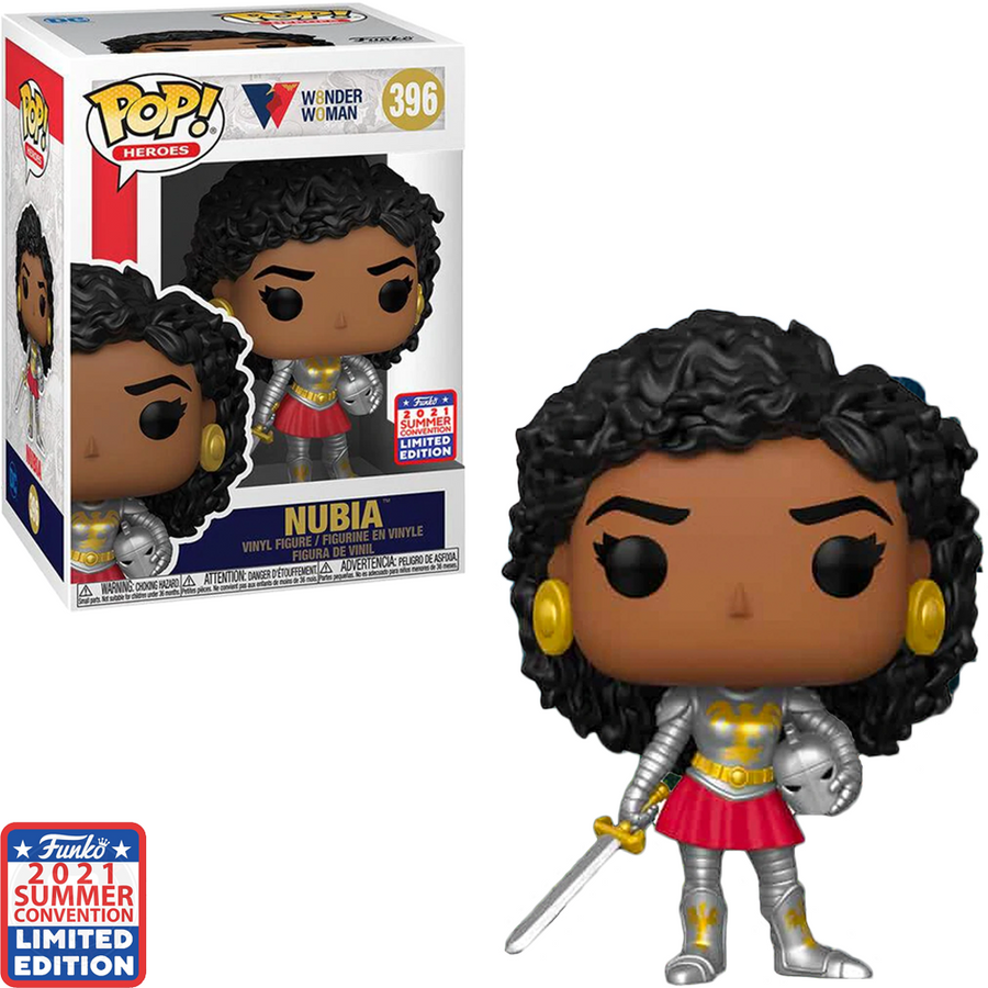 FUNKO POP HEROES WONDER WOMAN 80 YEARS SDCC 2021 EXCLUSIVE - NUBIA 396 BRINDE