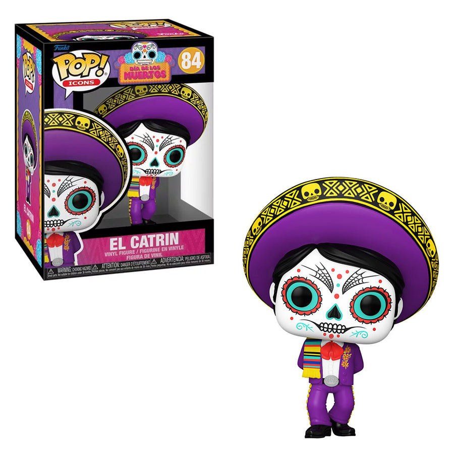 FUNKO POP ICONS DIA DE LOS MUERTOS - EL CATRIN 84 BRINDE