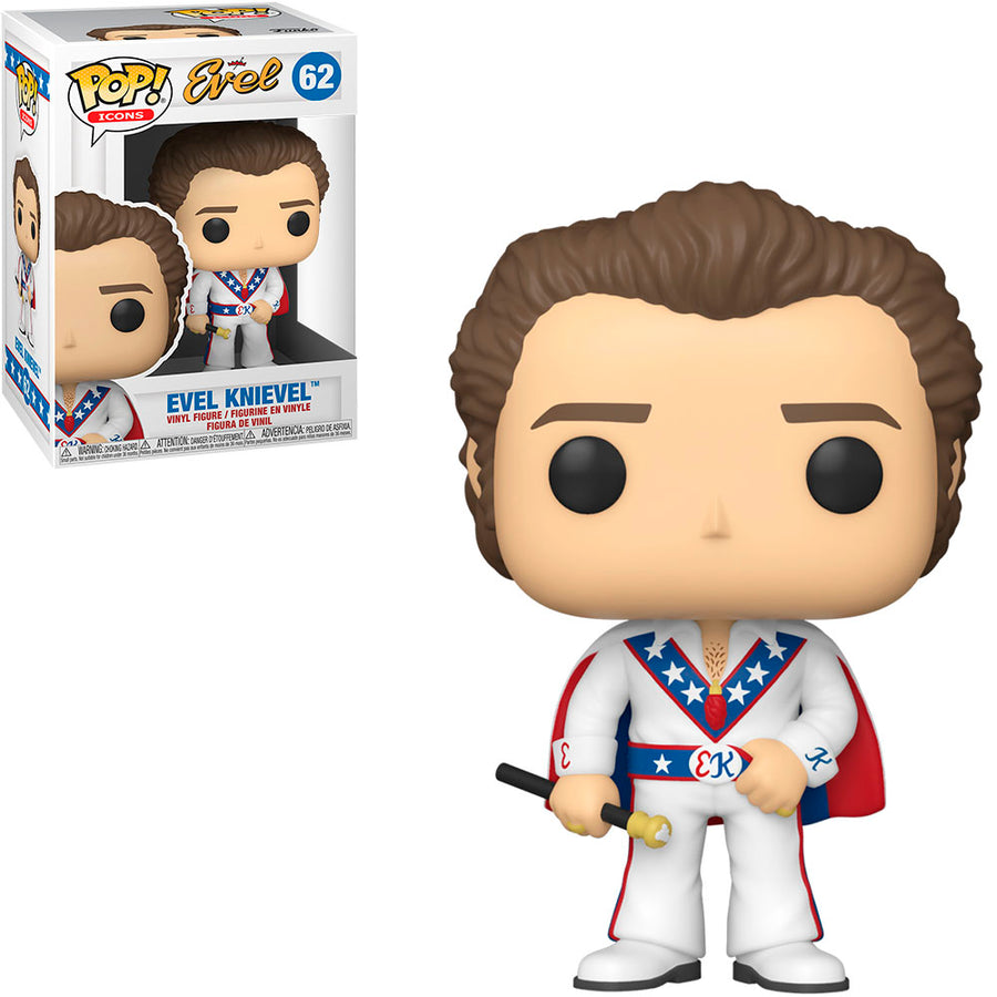 FUNKO POP ICONS - EVEL KNIEVEL 62 BRINDE
