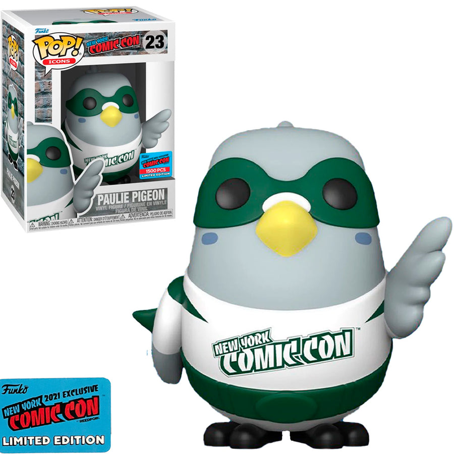 FUNKO POP ICONS EXCLUSIVE - PAULIE PIGEON 23 (NYCC 2021) BRINDE