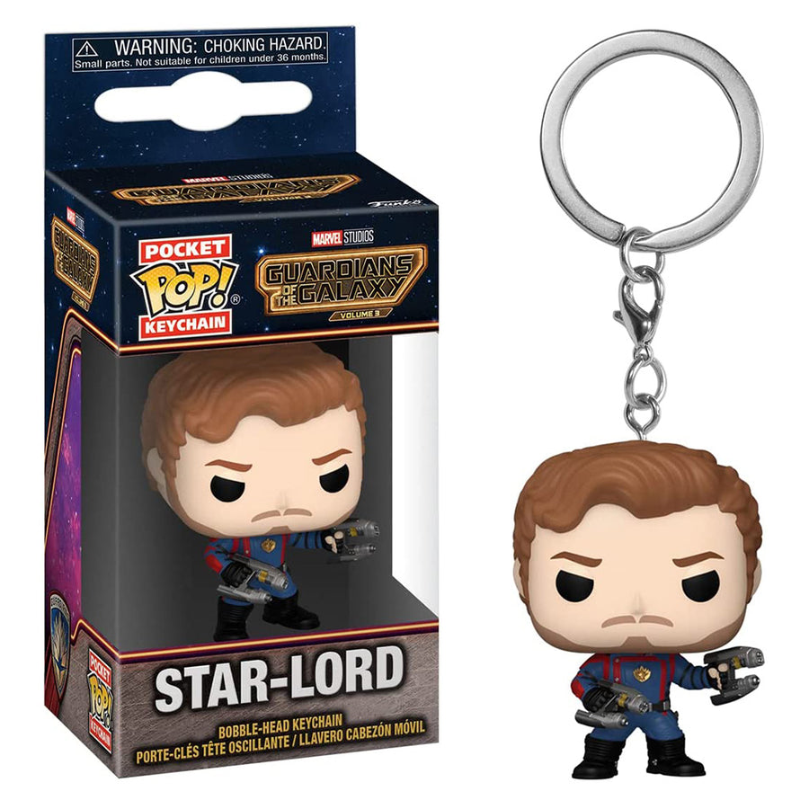 CHAVEIRO FUNKO POP KEYCHAIN GUARDIANS OF THE GALAXY 3 - STAR LORD 67500 BRINDE