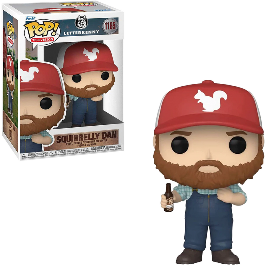 FUNKO POP LETTERKENNY - SQUIRRELLY DAN 1165 BRINDE