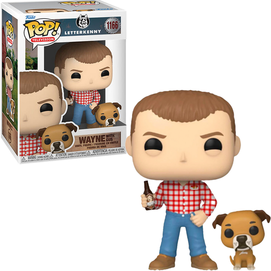 FUNKO POP LETTERKENNY - WAYNE WITH GUS 1166 BRINDE