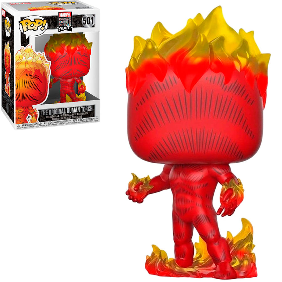 FUNKO POP MARVEL 80 YEARS THE ORIGINAL HUMAN TORCH 501