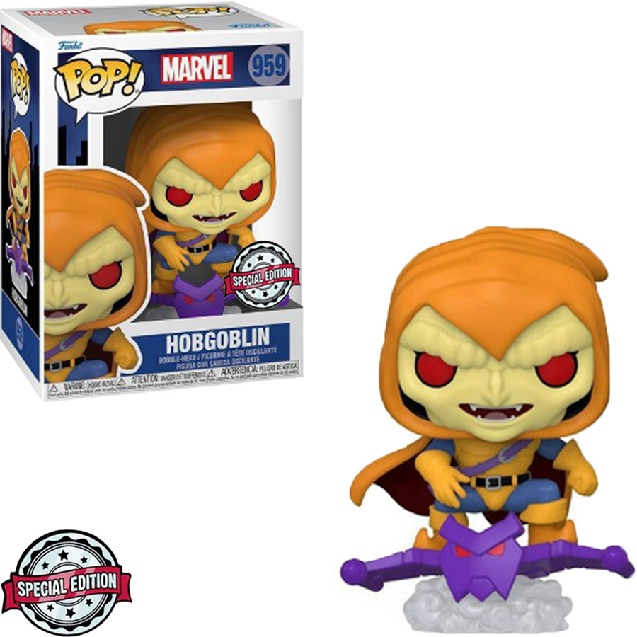 FUNKO POP MARVEL ANIMATED SPIDER-MAN EXCLUSIVE - HOBGOBLIN 959 BRINDE