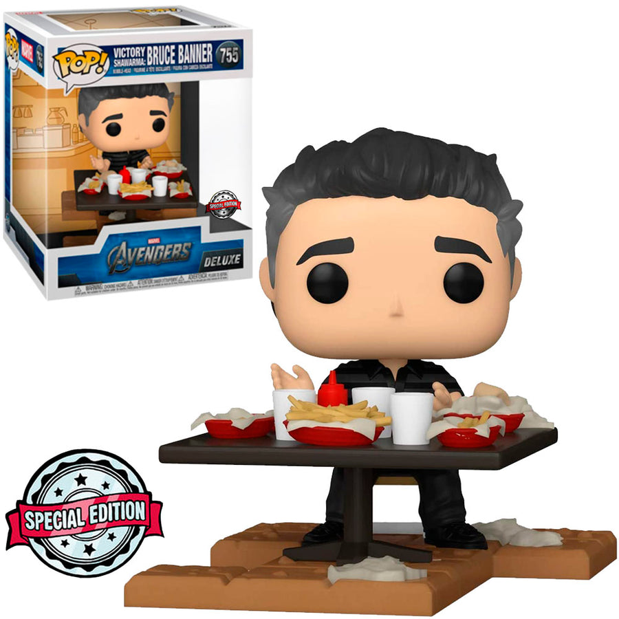 FUNKO POP MARVEL AVENGERS EXCLUSIVE DELUXE - VICTORY SHAWARMA: BRUCE BANNER 755