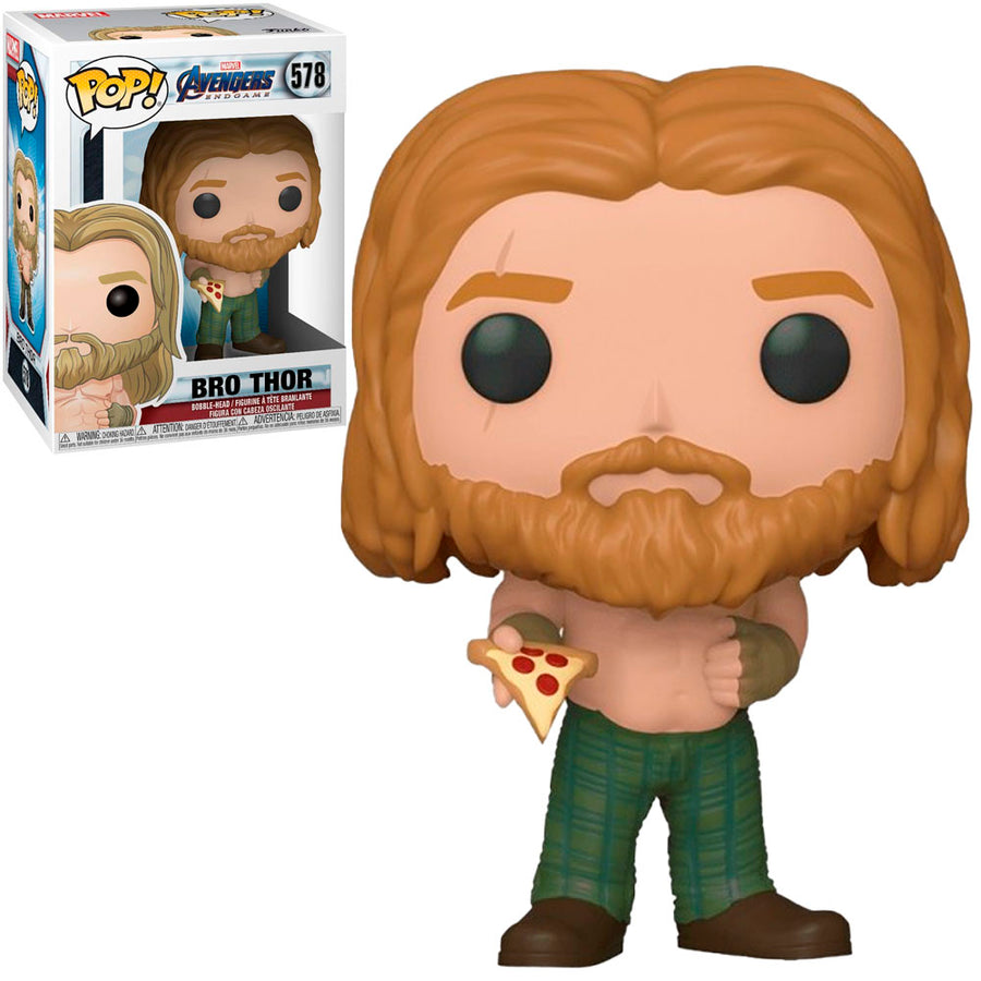FUNKO POP MARVEL AVENGERS ENDGAME - BRO THOR WITH PIZZA 578 BRINDE