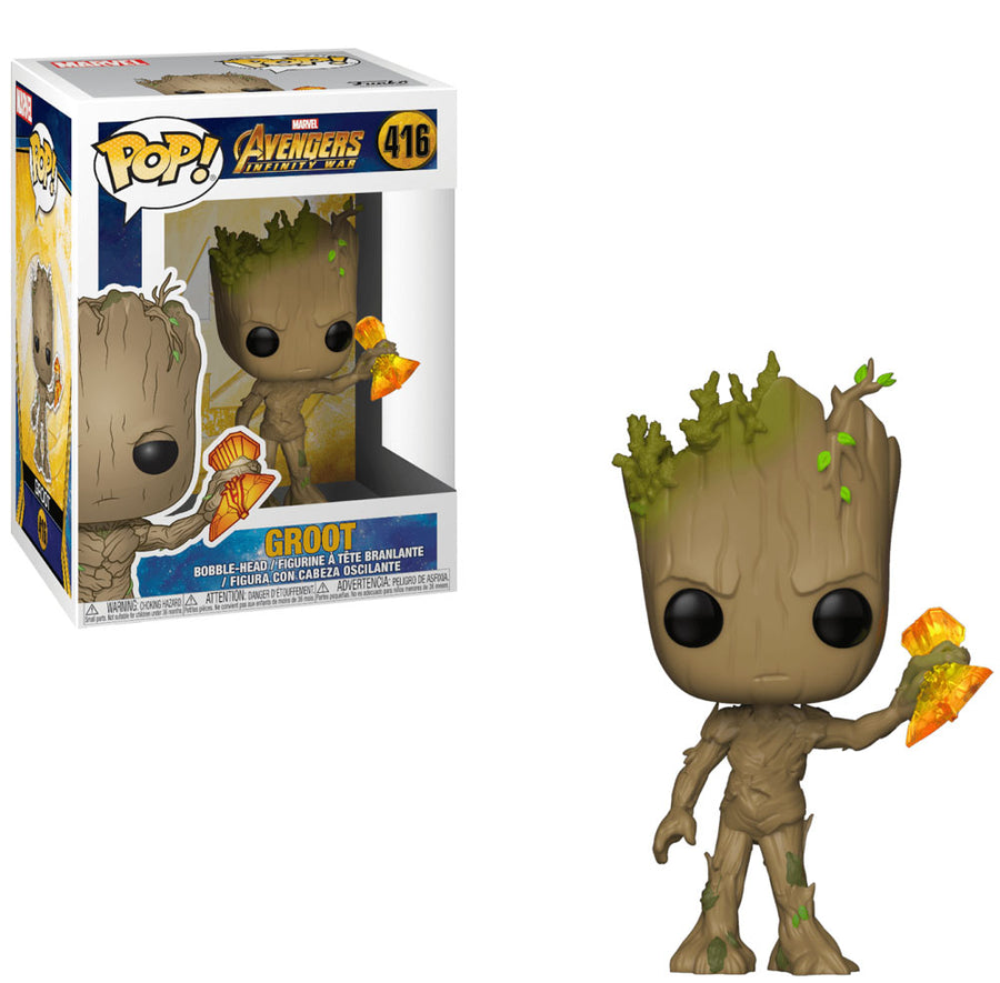 FUNKO POP MARVEL AVENGERS INFINITY WAR - GROOT 416 BRINDE